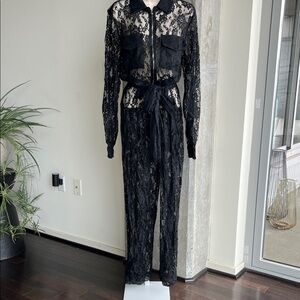 Elegant Black Lace Jumpsuit